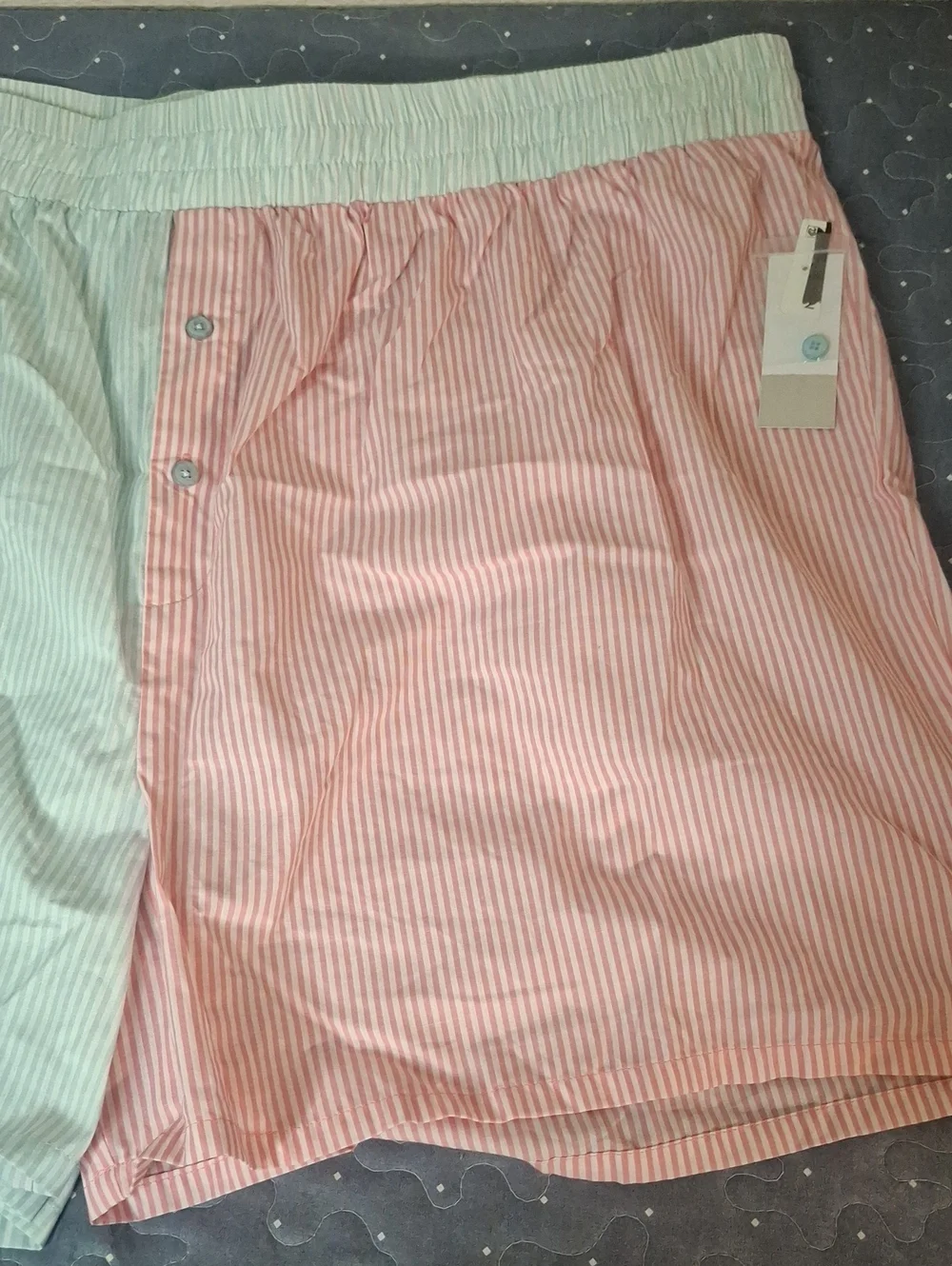 BP Striped Boxers in Pink and Light Green size 3X NWT